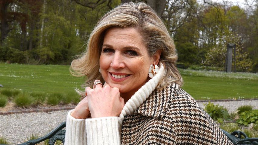 Königin Máxima in dem Schloss Huis ten Bosch