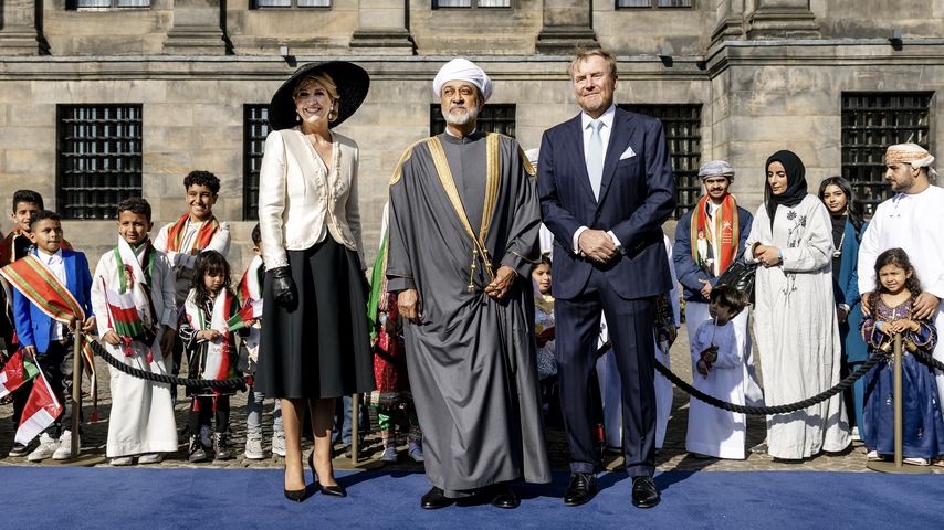 Königin Máxima, Omans Sultan Haitham bin Tariq Al und König Willem-Alexander, 2025
