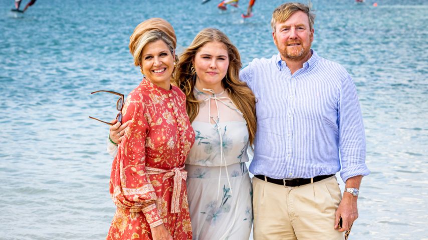 Königin Máxima, Prinzessin Catharina-Amalia und König Willem-Alexander, Januar 2023