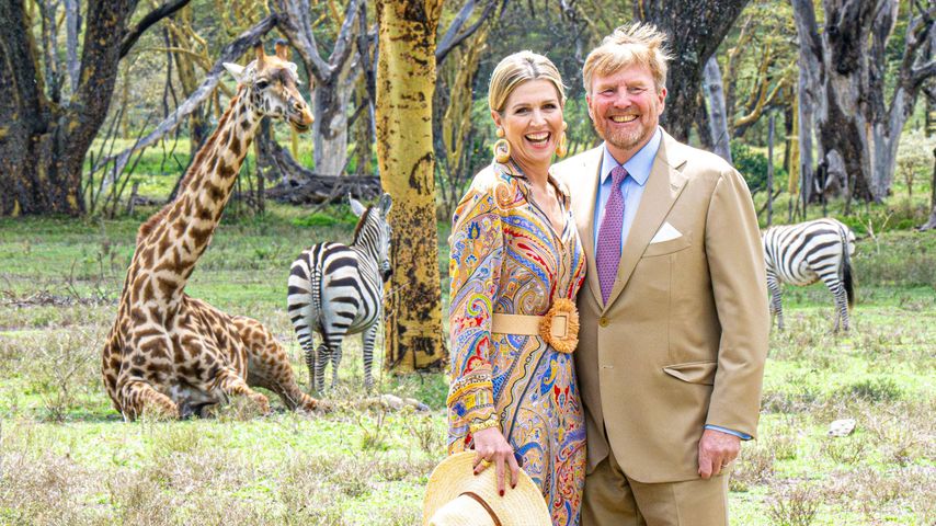 Königin Máxima und Willem-Alexander strahlen auf Safari-Tour
