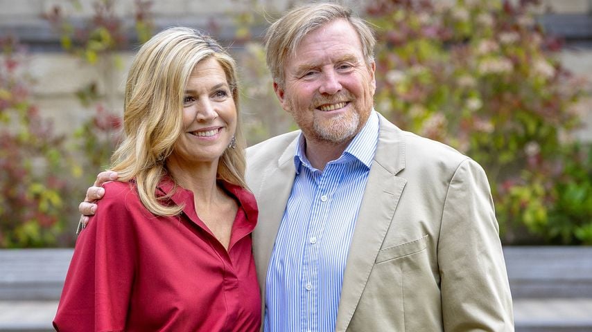 Königin Máxima und König Willem-Alexander bei der jährlichen Fotosession im Park Clingendael in Den Haag