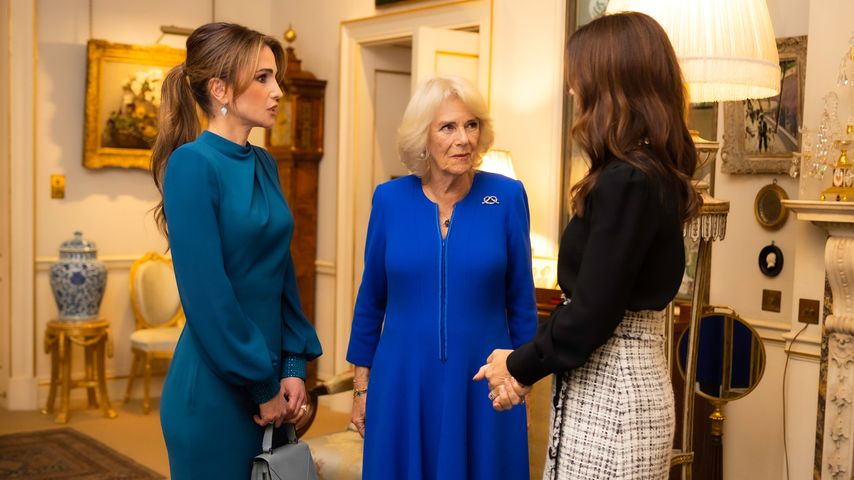 Königin Rania von Jordanien, Königsgemahlin Camilla und Kronprinzessin Mary von Dänemark, 2022
