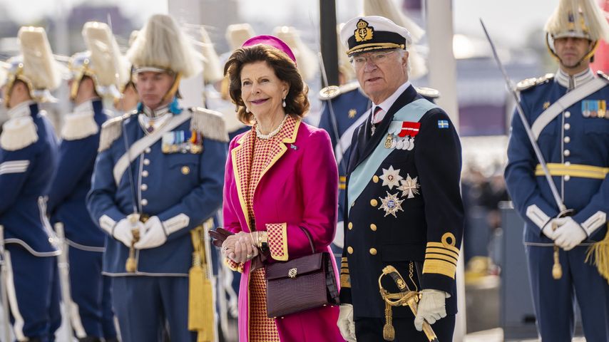 Königin Silvia und König Carl Gustaf, schwedische Royals