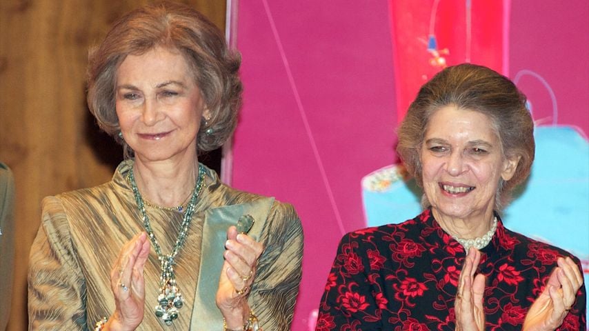 Königin Sofia und ihre Schwester Prinzessin Irene, November 2012