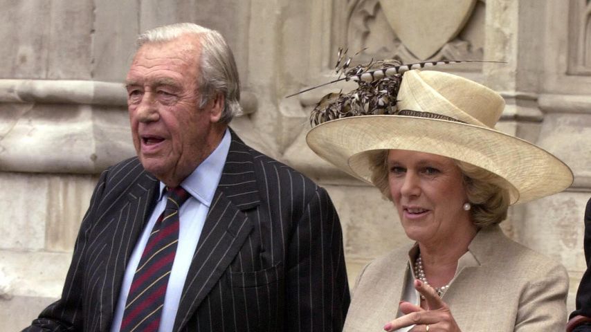 Königsgemahlin Camilla und ihr Vater Bruce Shand im Jahr 2003