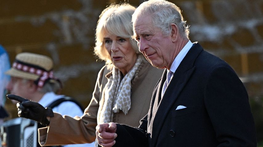 Königsgemahlin Camilla und König Charles bei einem Termin im Januar 2023