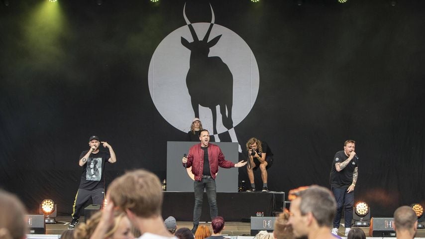 Koljah, Danger Dan und Panik Panzer von der Antilopen Gang in Erfurt, 15.07.2021
