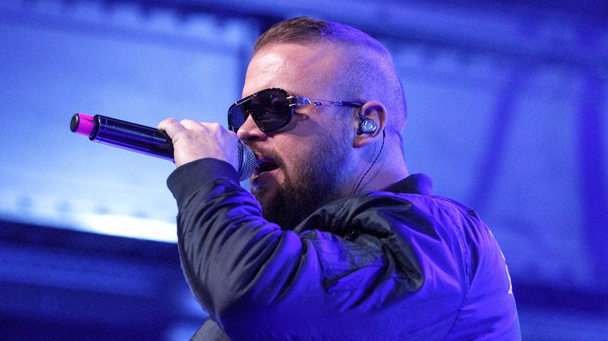 Kollegah bei einem Auftritt in Köln 2017