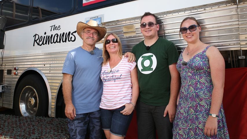 Die Familie Reimann: Konny, Manuela, Jason und Janina