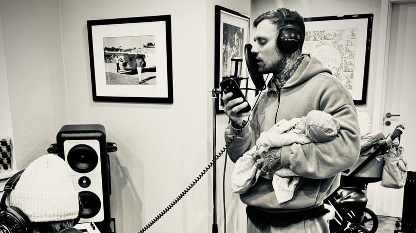 Foto mit Baby auf dem Arm: Kontra K ist erneut Papa geworden