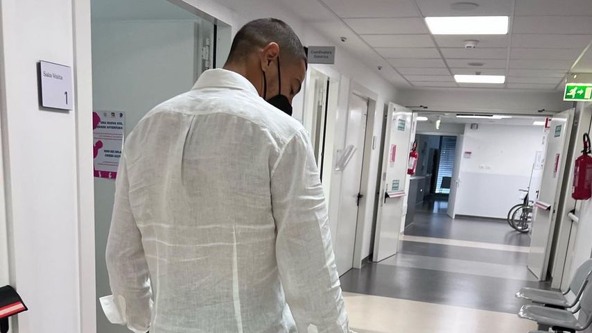 Koray Günter mit seinem Baby Kaan