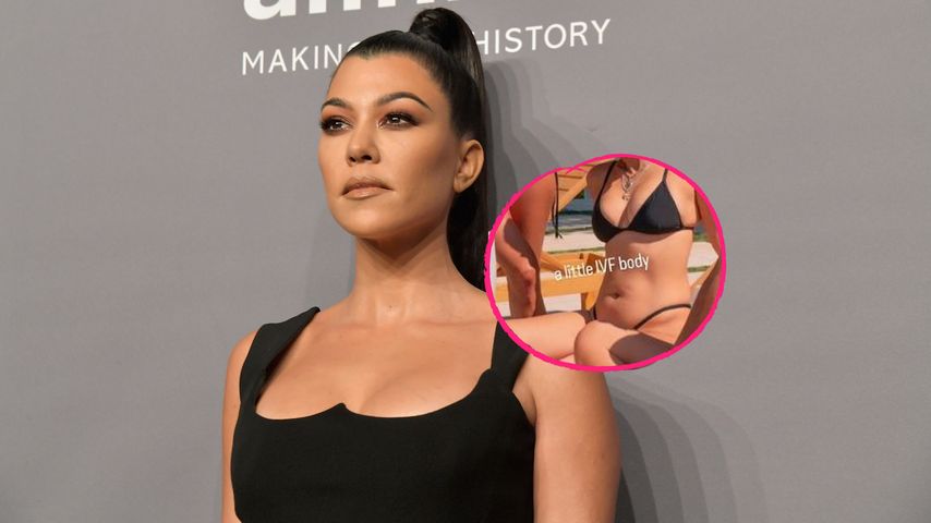 Kourtney Kardashian happy mit "In-Vitro-Fertilisation-Body"!