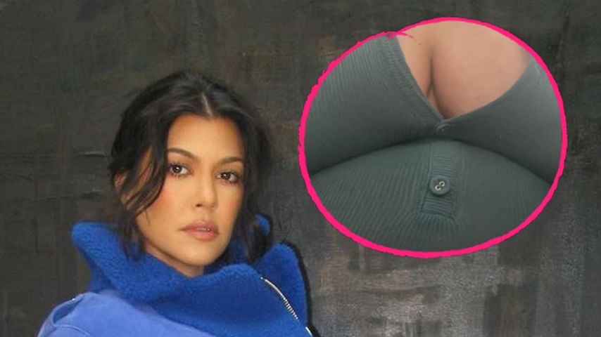 Kourtney Kardashian veröffentlicht Nahaufnahme von Babybauch