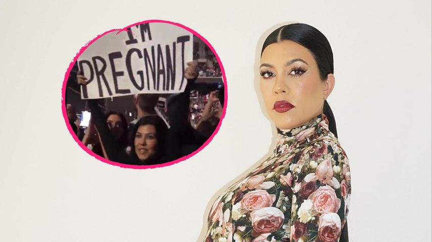 Baby-Verkündung: Kourtney Kardashians Plakat war nur Plan B!
