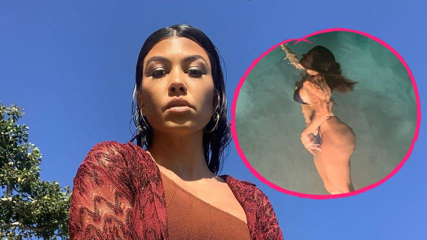"Nachtschwimmer": Kourtney K. zeigt ihren Knackpo im Bikini