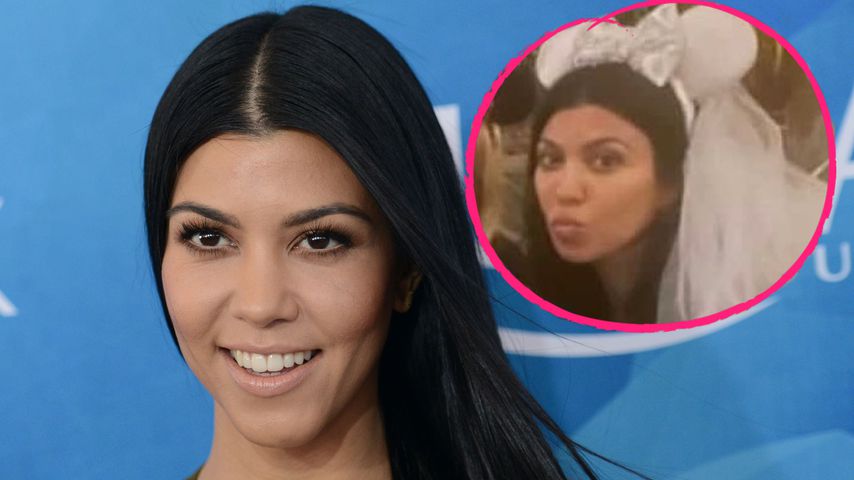 Schleier: Haben sich Kourtney Kardashian und Travis verlobt?