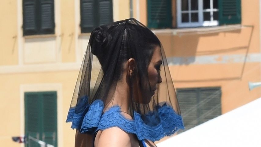 Kourtney Kardashian im Mai 2022 in Portofino, Italien
