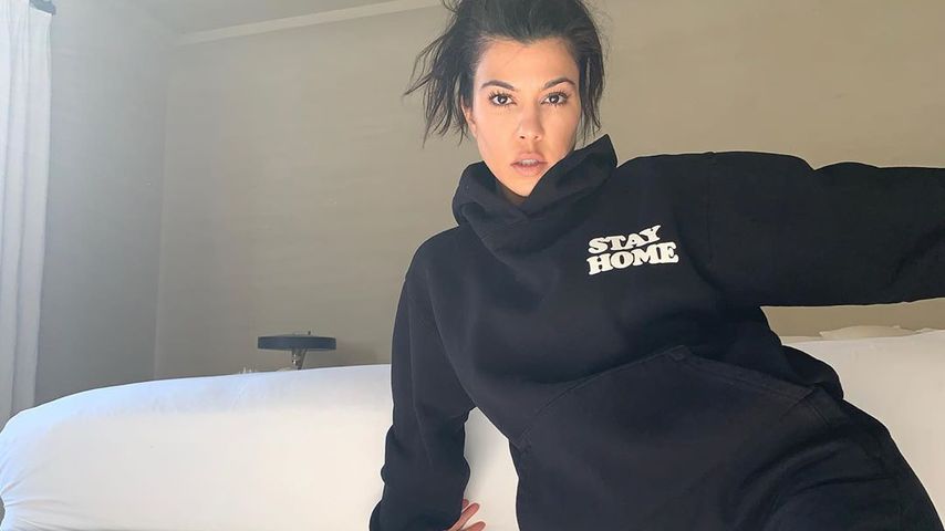 Kourtney Kardashian im April 2020