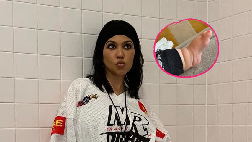 Kourtney Kardashian teilt süßes Foto von Rockys Babyfüßchen!