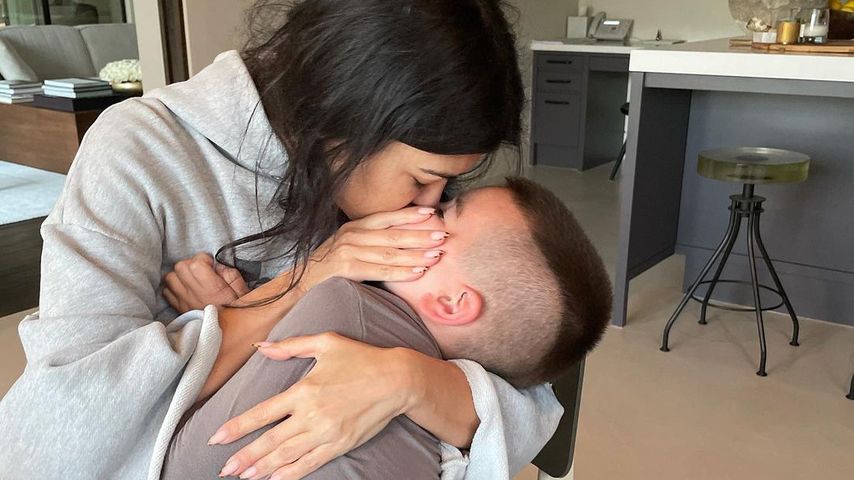 Kourtney Kardashian und Sohn Reign