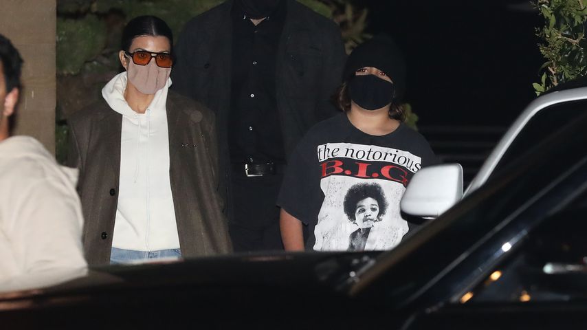 Kourtney Kardashian mit ihrem Sohn Mason Disick