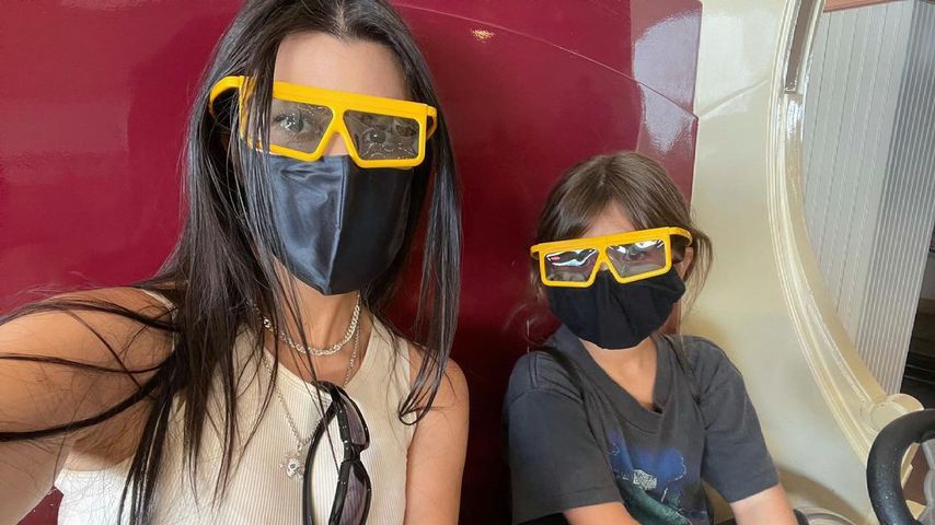 Kourtney Kardashian mit ihrer Tochter Penelope