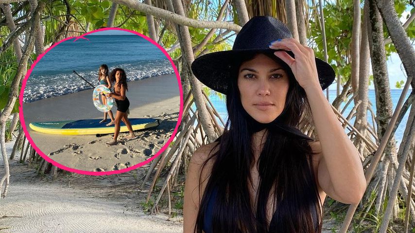 Kourtney Kardashian teilt Strandfoto von North und deren BFF