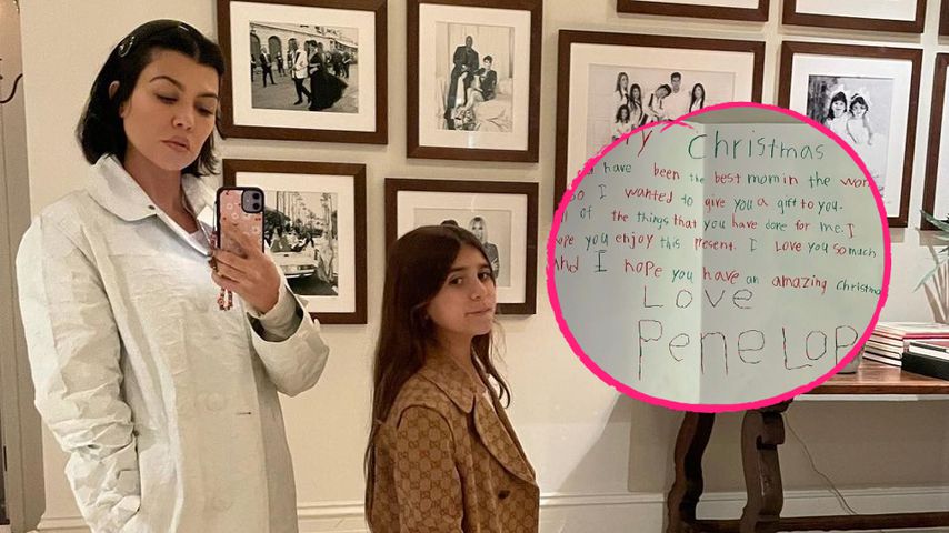 Süß! Penelope macht Mama Kourtney Kardashian Liebeserklärung