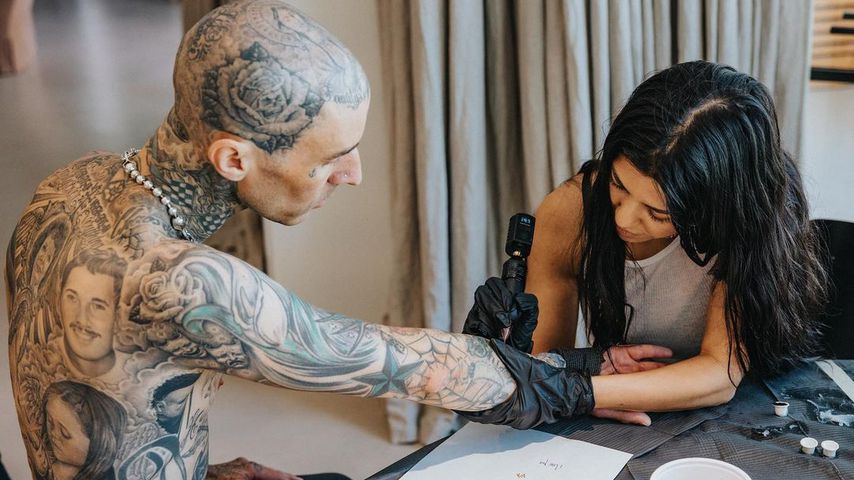 Kourtney Kardashian und Travis Barker, 2021