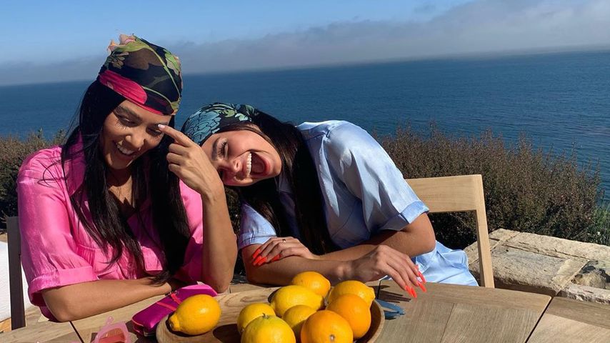 Kourtney Kardashian und Addison Rae im Juli 2020