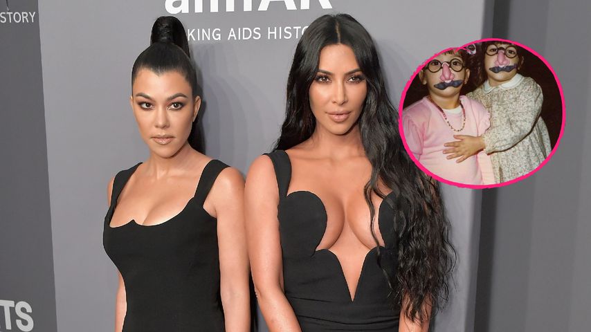 So niedlich waren Kourtney und Kim Kardashian im Kindesalter