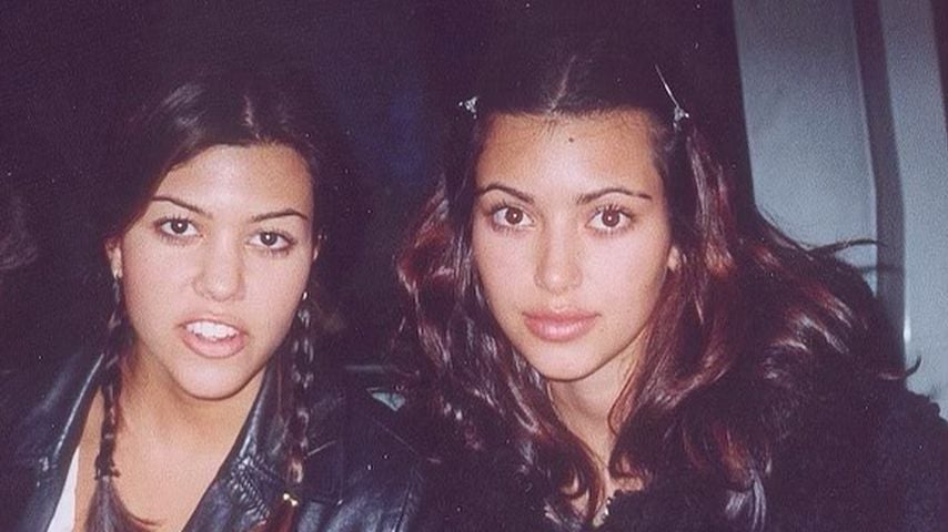 Kourtney Kardashian und Kim Kardashian