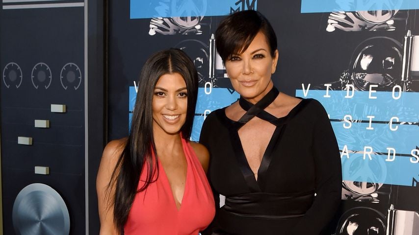 Kourtney Kardashian mit ihrer Mutter Kris Jenner, Realitystars
