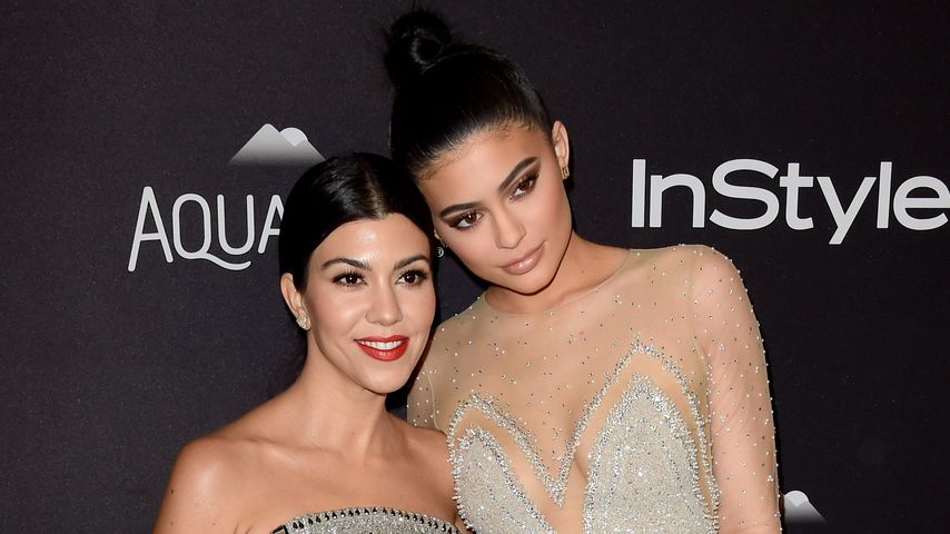 Kourtney Kardashian und Kylie Jenner im Januar 2016 in Kalifornien