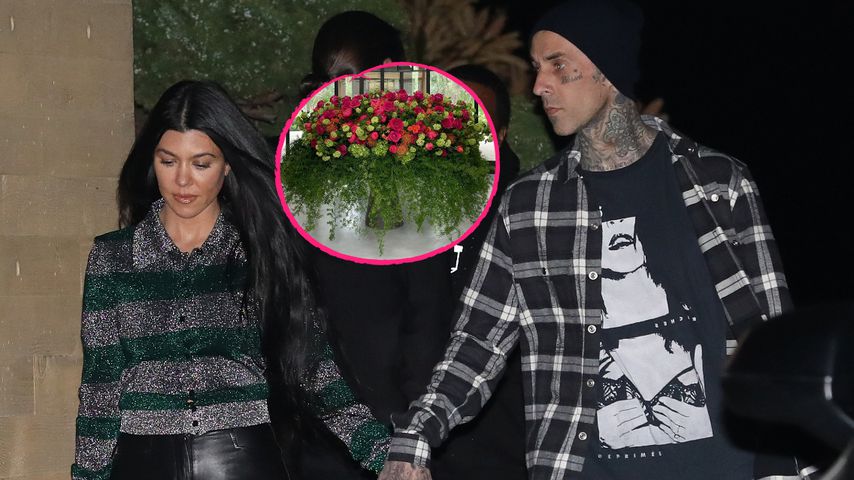 Wow! Kourtney K. bekommt Mega-Bouquets von Freund Travis