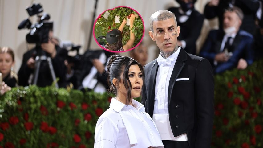 Verraten Kourtney Kardashian und Travis etwa den Babynamen?