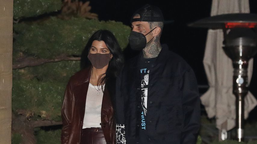 Süß! Hier ist Kourtney mit Sohn Reign und Travis unterwegs