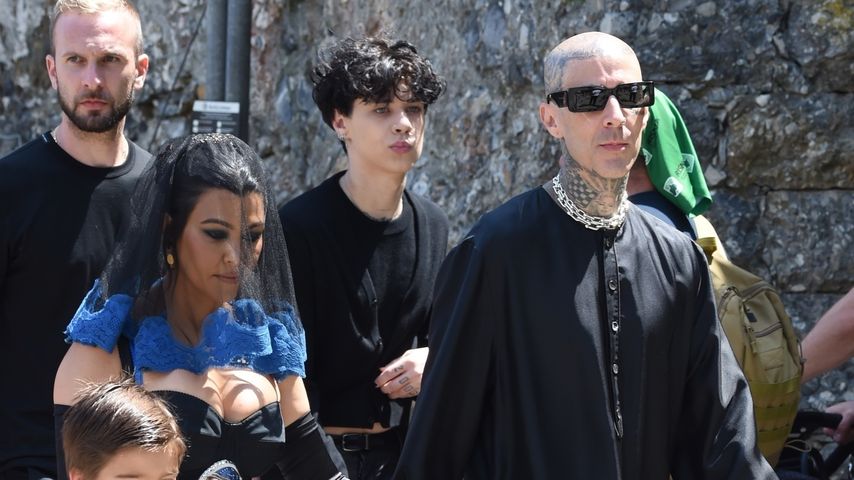 Kourtney Kardashian und Travis Barker im Mai 2022 in Portofino
