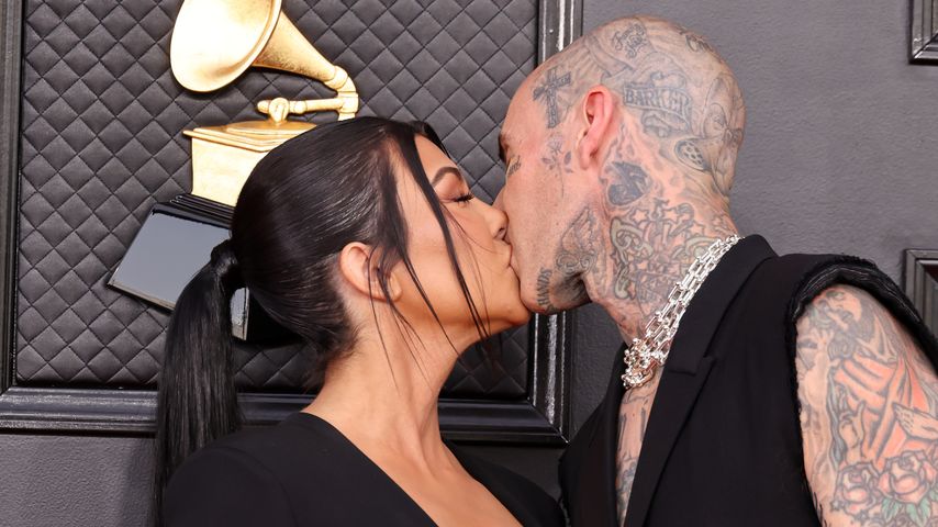 Kourtney Kardashian und Travis Barker im April 2022 in Las Vegas