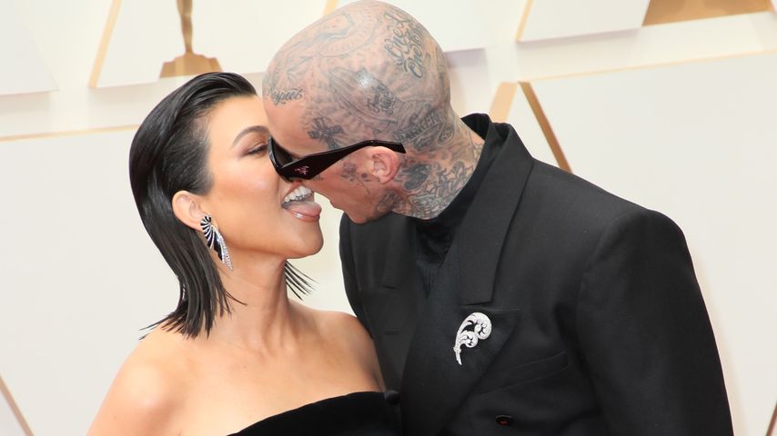 Kourtney Kardashian und Travis Barker im März 2022 in Hollywood