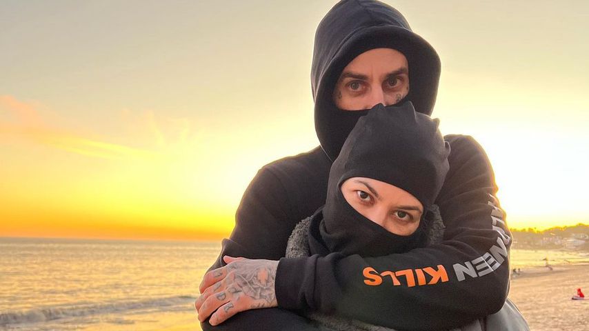 Kourtney Kardashian und Travis Barker im Januar 2021