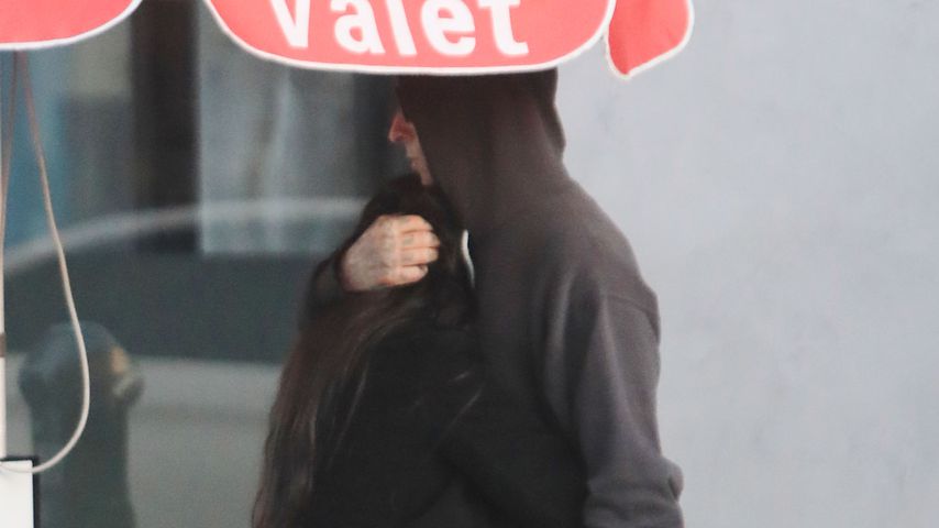 Kourtney Kardashian und ihr Freund Travis Barker