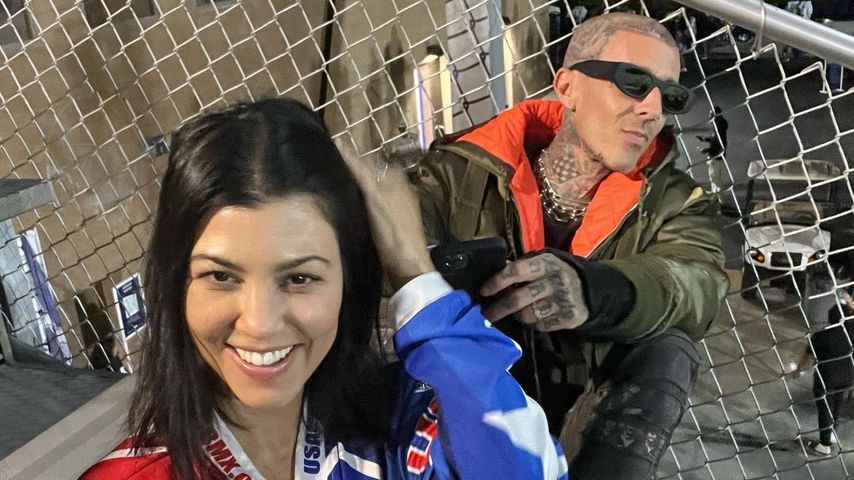 Kourtney Kardashian und Travis Barker, Oktober 2022