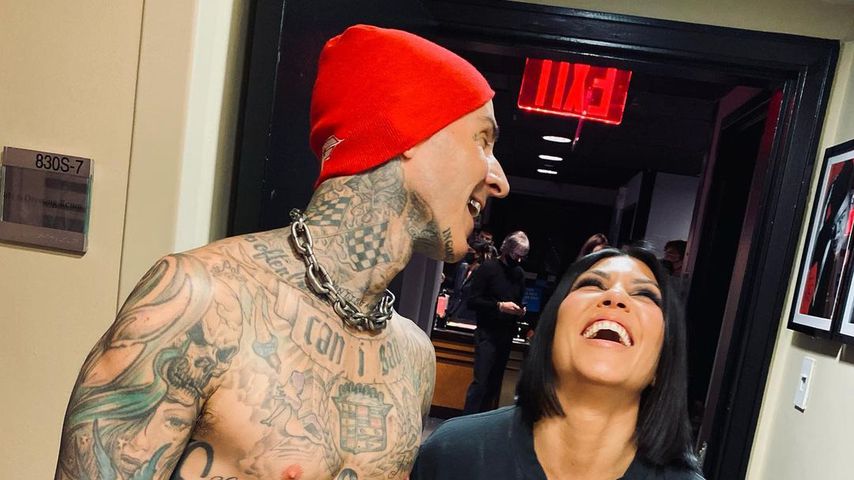 Kourtney Kardashian und Travis Barker im November 2021