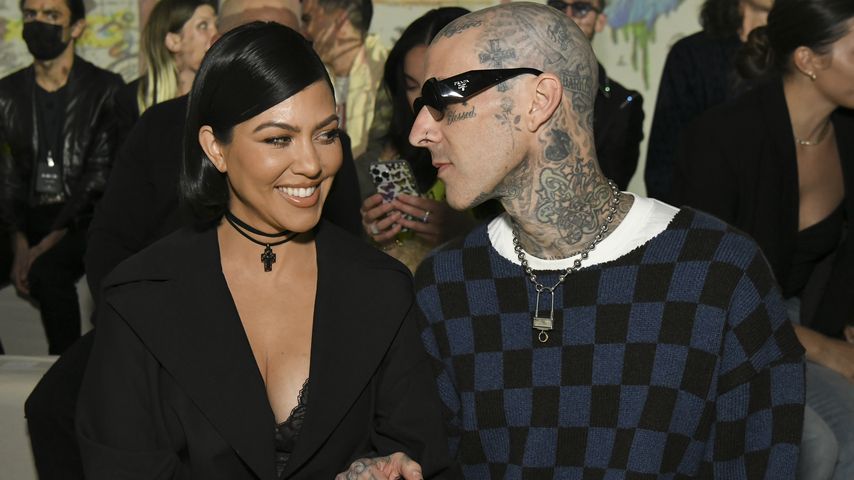 Kourtney Kardashian und Travis Barker, Februar 2022