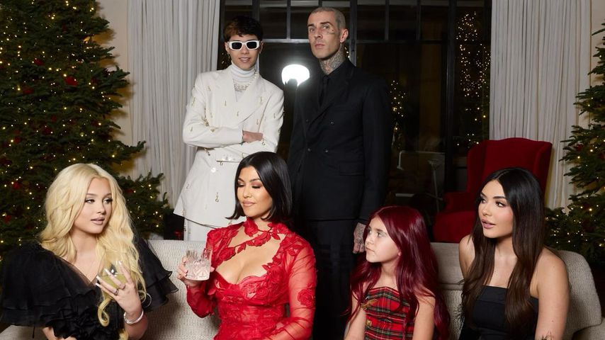 Alabama Barker, Kourtney Kardashian, Landon Barker, Travis Barker, Penelope Disick und Atiana