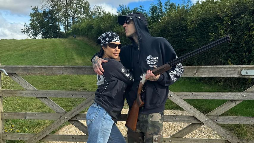 Kourtney Kardashian und Travis Barker im August 2024