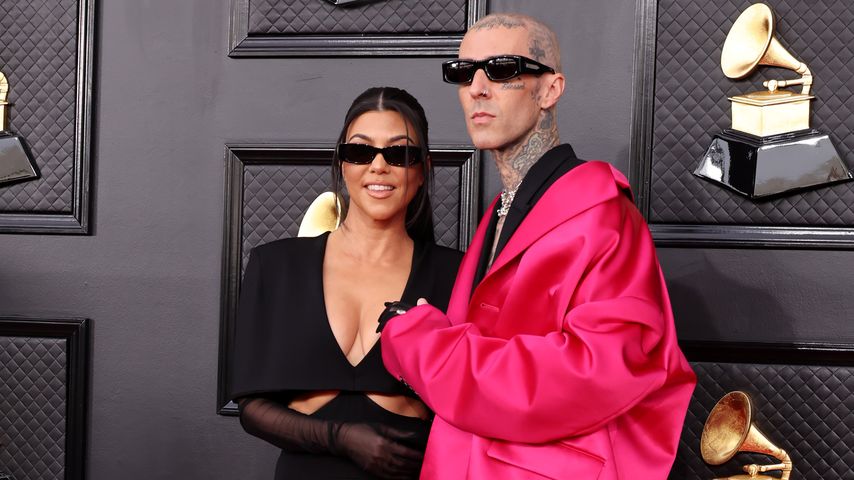 Kourtney Kardashian und Travis Barker im April 2022 in Las Vegas