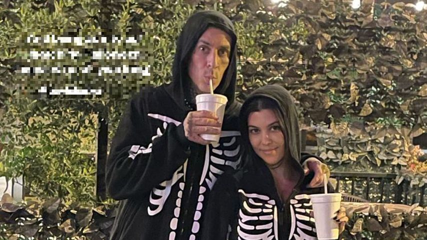 Kourtney Kardashian und Travis Barker im Oktober 2021