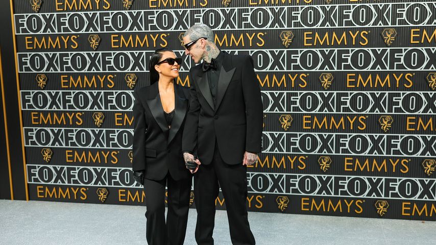Kourtney Kardashian und Travis Barker, Januar 2024